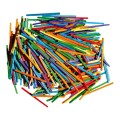 Pachet 2 x Seturi pentru Artizanat, Baghete din Lemn, 1000 Bucati