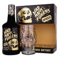 Pachet Dead Mans Fingers: Spiced Rum 37.5% Alcool 0.7 l + Pahare in Forma de Craniu