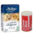 Pachet Faina din Grau Tanar tip 00, Taitei si Paste de Casa, 1 Kg si Drojdie Uscata, Italmill, 100 g