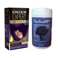 Pachet Promo Loncolor Vopsea Par 4.22 Violet Intens 100 ml, 100 x Servetele Pete Vopsea