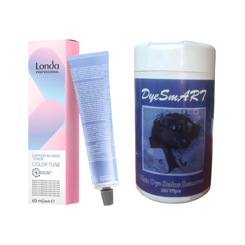 Pachet Promo Londa Vopsea Par Blond Rose Toner/06 60 ml, 100 x Servetele Pete Vopsea
