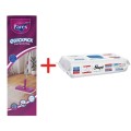 Pachet Promo Mop Parex si 1 Pachet Lavete Umede Sleepy Easy Clean Bleach Additive