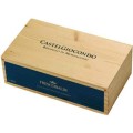 Pachet Vin Rosu, Italia Frescobaldi, Castel Giocondo Brunello Di Montalcino, DOCG, Sec, 14,5%, 0.75 l, 2 x Sticle in Cutie Lemn