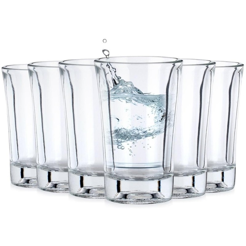 Pahar din Sticla One Shot, 40 ml, 6 Bucati, Vilde