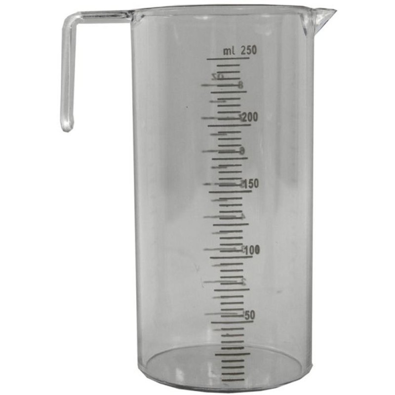 Pahar Gradat din Plastic, Reutilizabil, Transparent, 250 ml