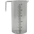 Pahar Gradat din Plastic, Reutilizabil, Transparent, 250 ml
