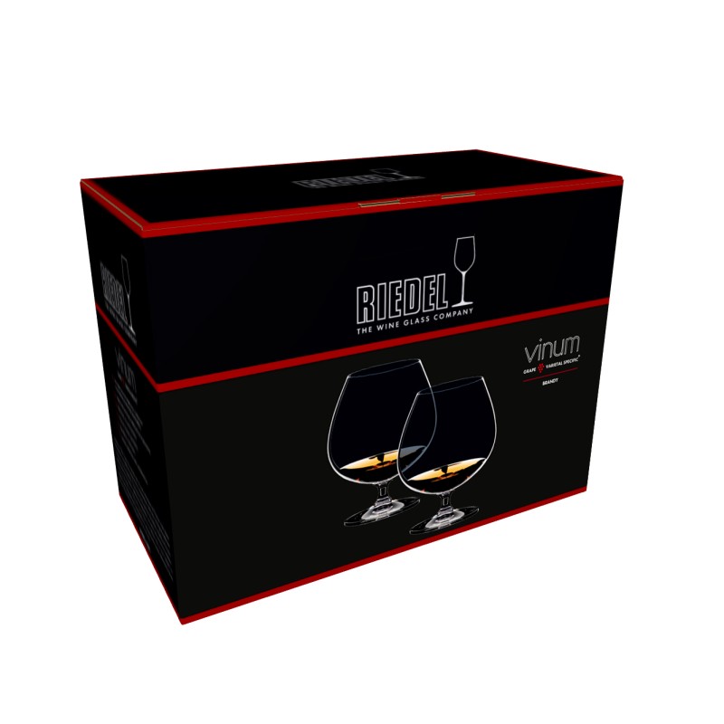 Pahare Bar Riedel Brandy Vinum, 2 Buc