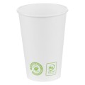 Pahare din Carton, 180 ml, Biodegradabile, Albe, 25 Bucati