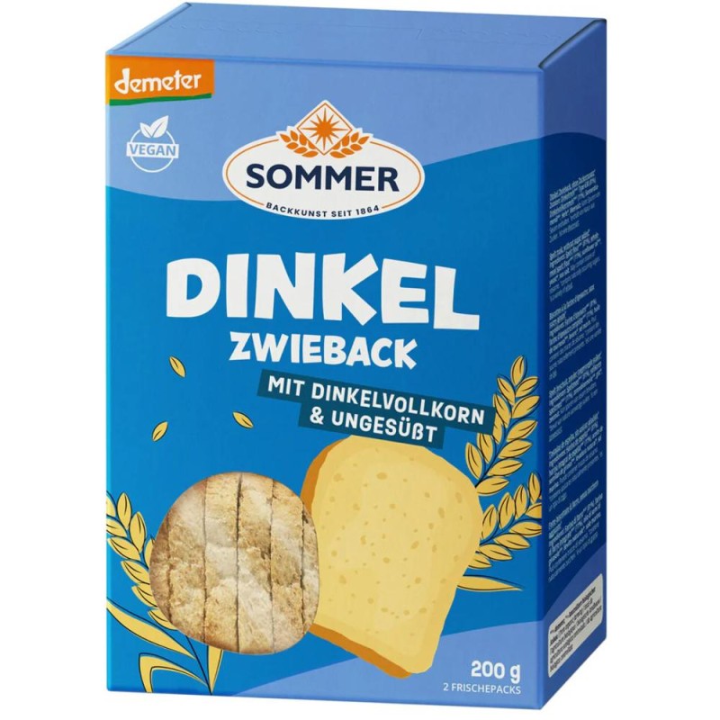 Paine Integrala din Spelta, Sommer, Neindulcita, Bio, 200 g