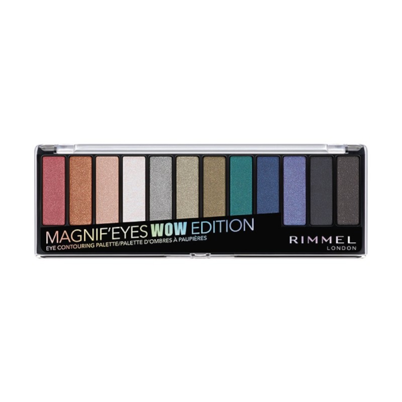 Paleta de Farduri Rimmel London, Magnif'eyes 006 Wow Edition, 14.2 g