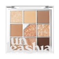 Paleta Farduri Ochi Unleashia, N2 All of Brown, cu Sclipici, 6.2 g