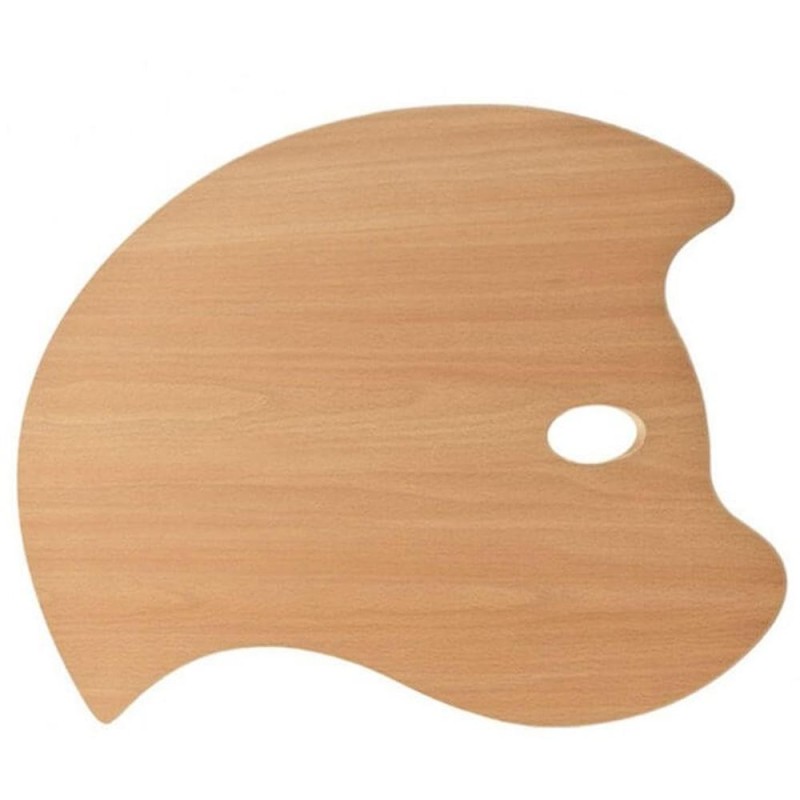 Paleta Pictura in Ulei, Lemn, Forma Alungita, Mabef