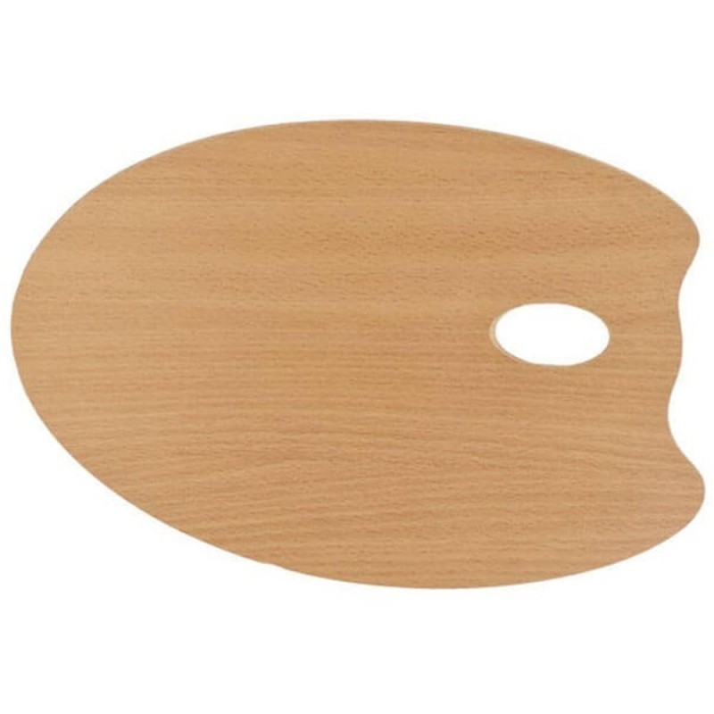 Paleta Pictura, Lemn, Ovala, 20 x 30 cm, Mabef