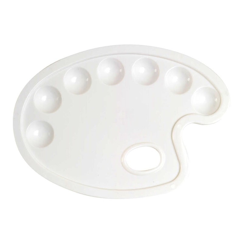 Paleta Pictura Plastic Ovala 30 x 22 cm CWR