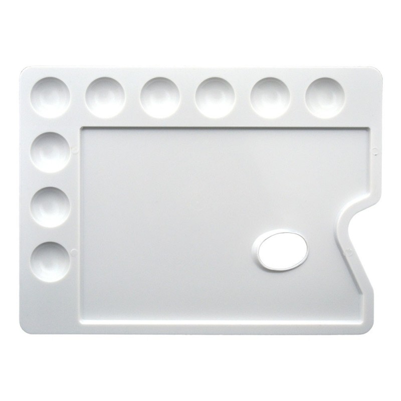 Paleta pictura plastic rectangulara 30x22 cm CWR