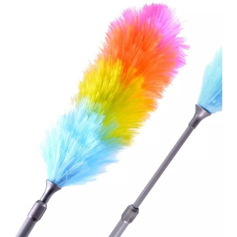 Pamatuf cu Maner Telescopic Antistatic, 110 cm, Multicolor, Perfect Home