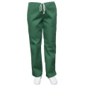 Pantalon Medical Dama Eva Premium, Elastic Si Snur, 3 Buzunare, Verde Inchis, M