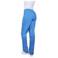 Pantalon Medical Unisex Vivi Premium, Elastic Si Cordon In Talie, Fara Buzunare, Albastru, XS