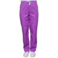 Pantalon Medical Unisex Vivi Premium, Elastic Si Cordon In Talie, Fara Buzunare, Lila, XS