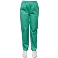 Pantaloni Medicali Unisex Sava Premium, Elastic In Talie, 2 Buzunare, Verde deschis, XL