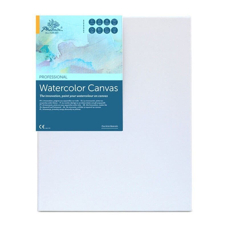 Panza Bumbac Pictura Acuarela Phoenix, 24 x 30 cm