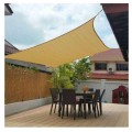 Panza Parasolar UV, Patrata, 3 x 3 m, pentru Umbrire Terasa, Crem