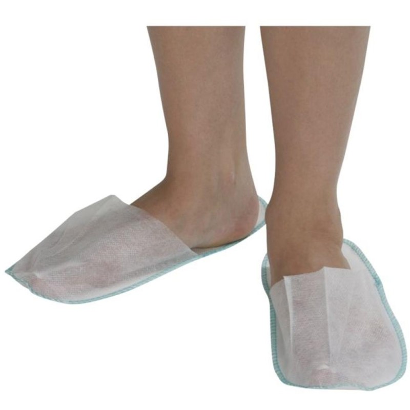 Papuci de Unica Folosinta, PPSB, Inchisi la Degete, Albi, Prima, 50 Perechi