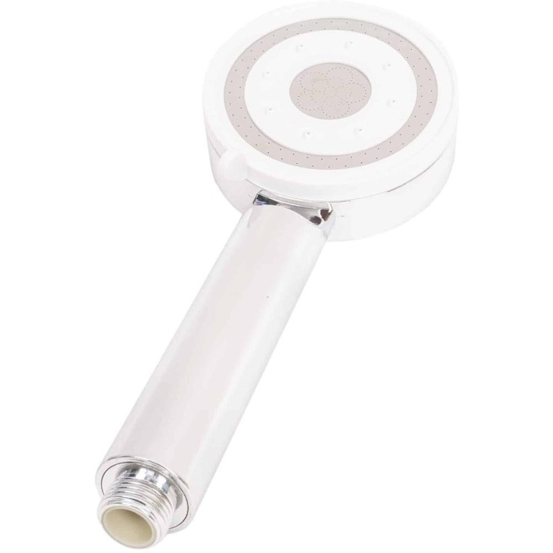 Para de Dus din Inox, Lungime 24 cm, cu Alb