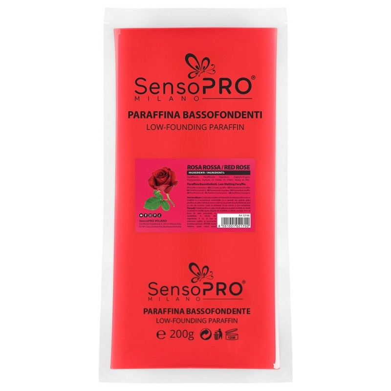 Parafina Solida cu Aroma de Trandafir SensoPRO Milano, 200 g