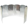 Paravan Pliabil pentru Aragaz Camping, Z Tools, Metal, 8 Panouri, 120 x 30 cm