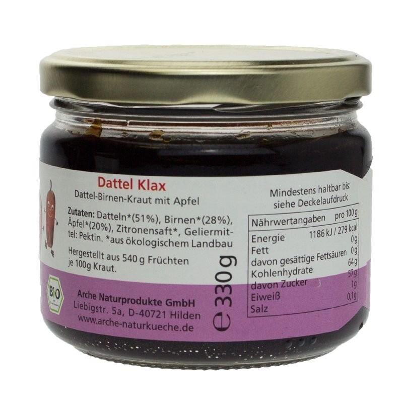 Pasta de Curmale, Bio, 330 g Arche