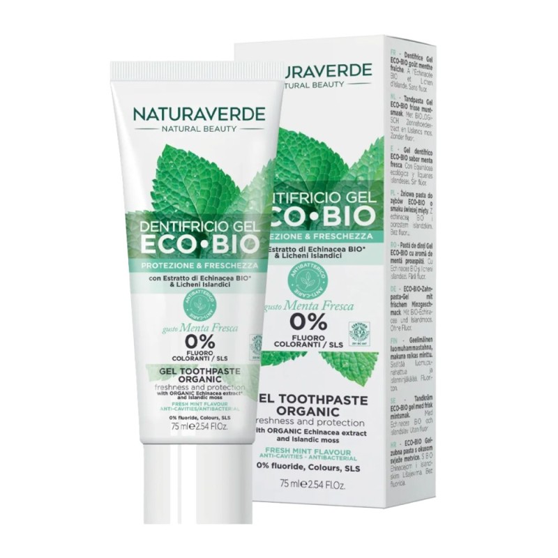 Pasta de Dinti Bio, Gel Naturaverde 75 ml
