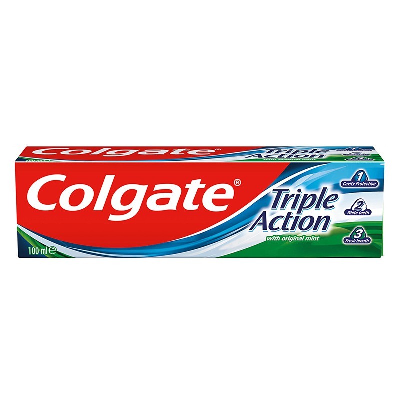 Pasta de Dinti Colgate Triple Action, 100 ml