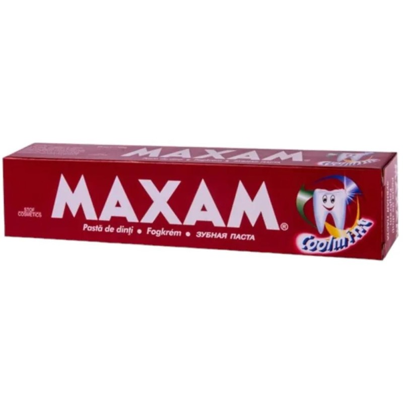 Pasta de Dinti cu Fluor, Maxam Coolmint, 120 g