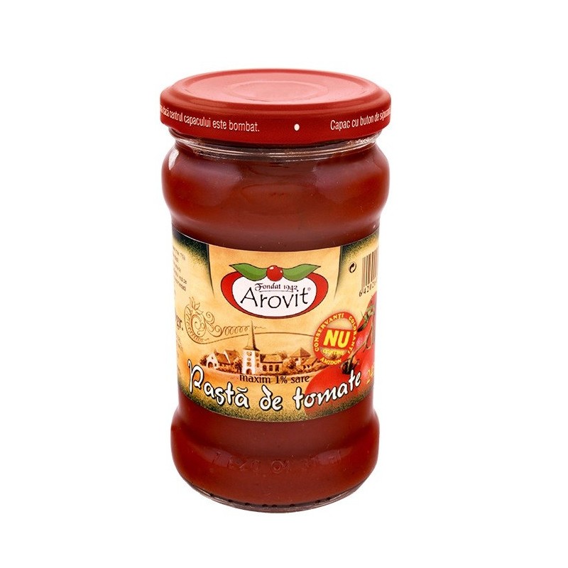 Pasta de Tomate Arovit, 24%, 320 g