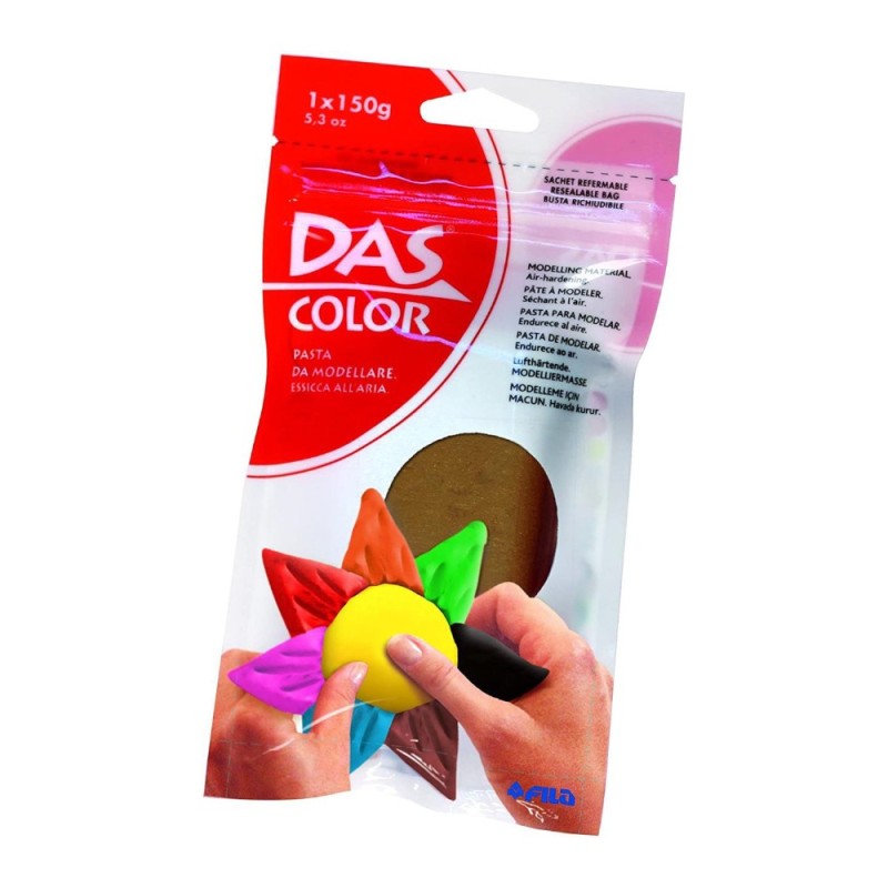 Pasta Modelaj Color DAS - Maro, 150 g