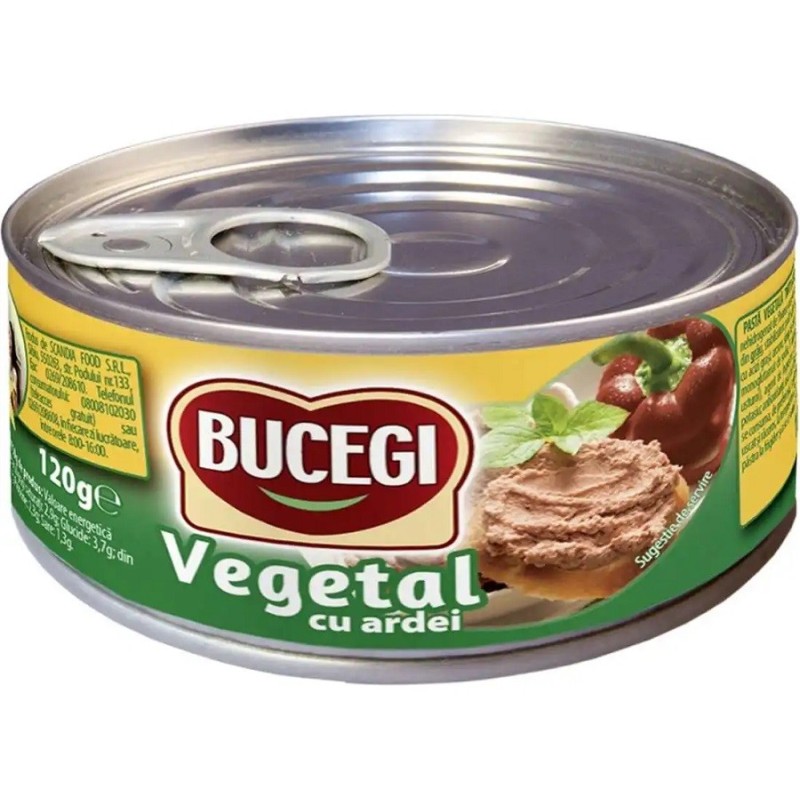 Pasta Vegetala cu Ardei Bucegi, 120 g