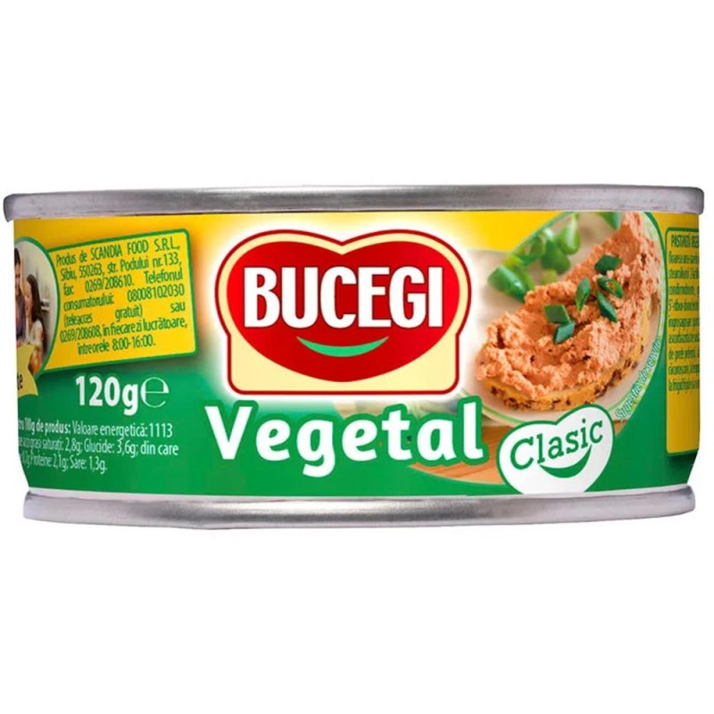 Pasta Vegetala cu Seminte de Floarea Soarelui Bucegi, 120 g