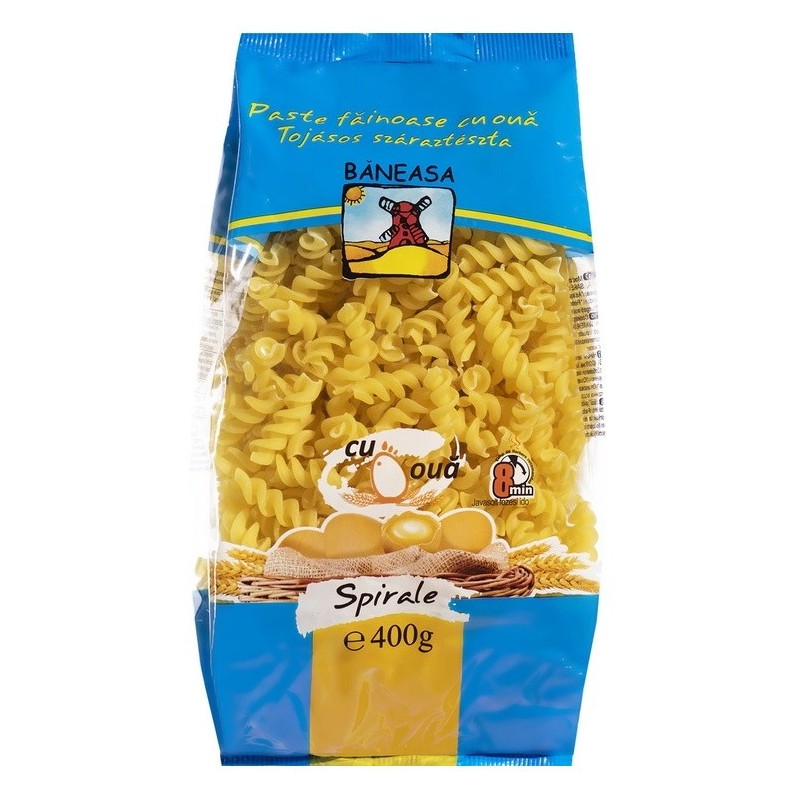 Paste Baneasa Spirale cu Ou 400 g