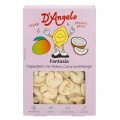 Paste Cappelletti Bio Vegane cu Cocos, Curry si Mango, Fantasia, 250 g, D'Angelo