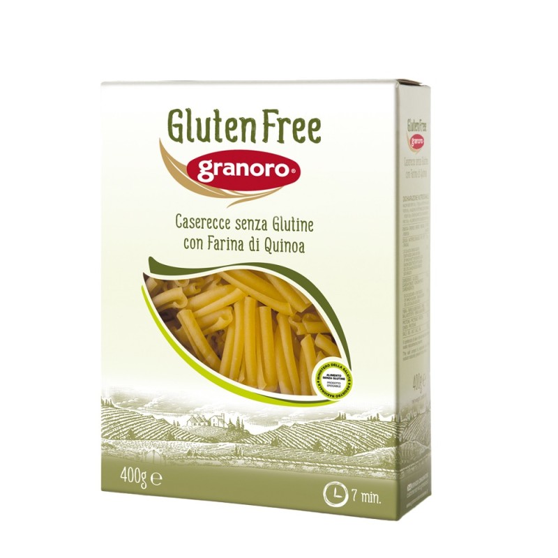 Paste Caserecce fara Gluten cu Faina de Quinoa, Granoro, 400 g