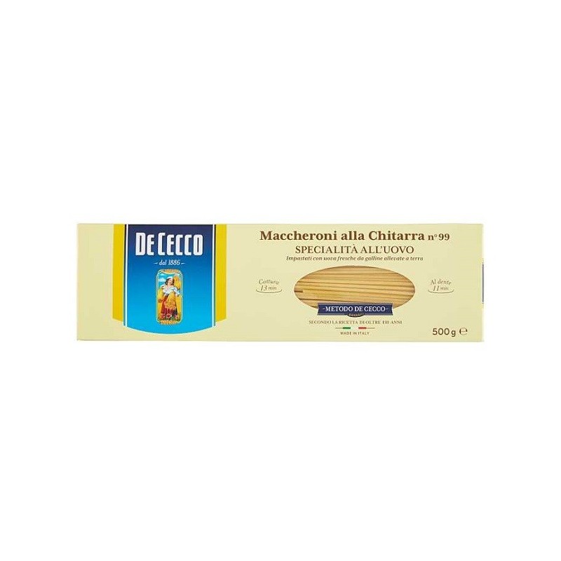 Paste cu Ou Maccheroni Alla Chitarra De Cecco, 500 g