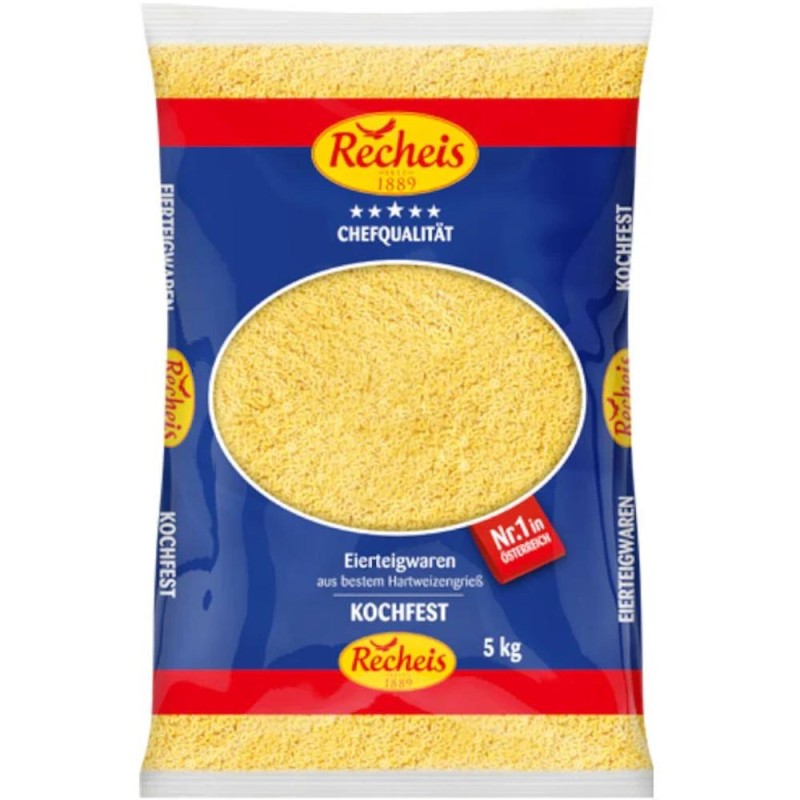 Paste din Gau Dur cu Ou, Recheis, Forma Alfabet, Bio, 5 kg