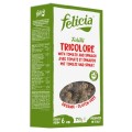 Paste Fusilli Bio Tricolore din Faina de Orez, 250 g, Felicia
