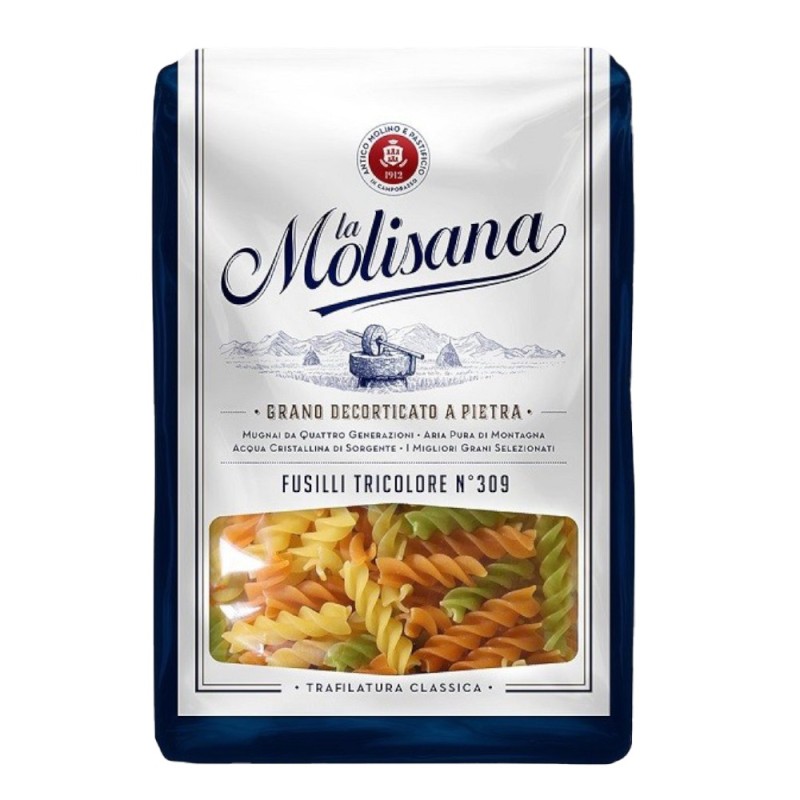 Paste Fusilli Tricolore, La Molisana, 500 g