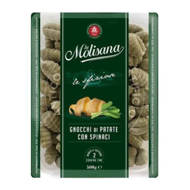 Paste Gnocchi, La Molisana, Cartofi cu Spanac, 500 g