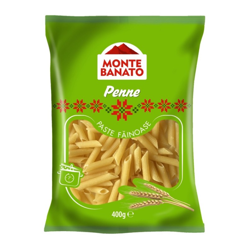 Paste Penne fara Ou, Monte Banato, 400 g