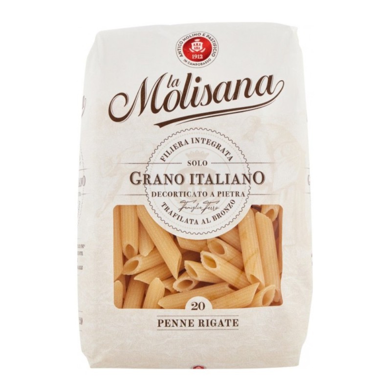 Paste Penne Rigate No20, La Molisana, 500 g