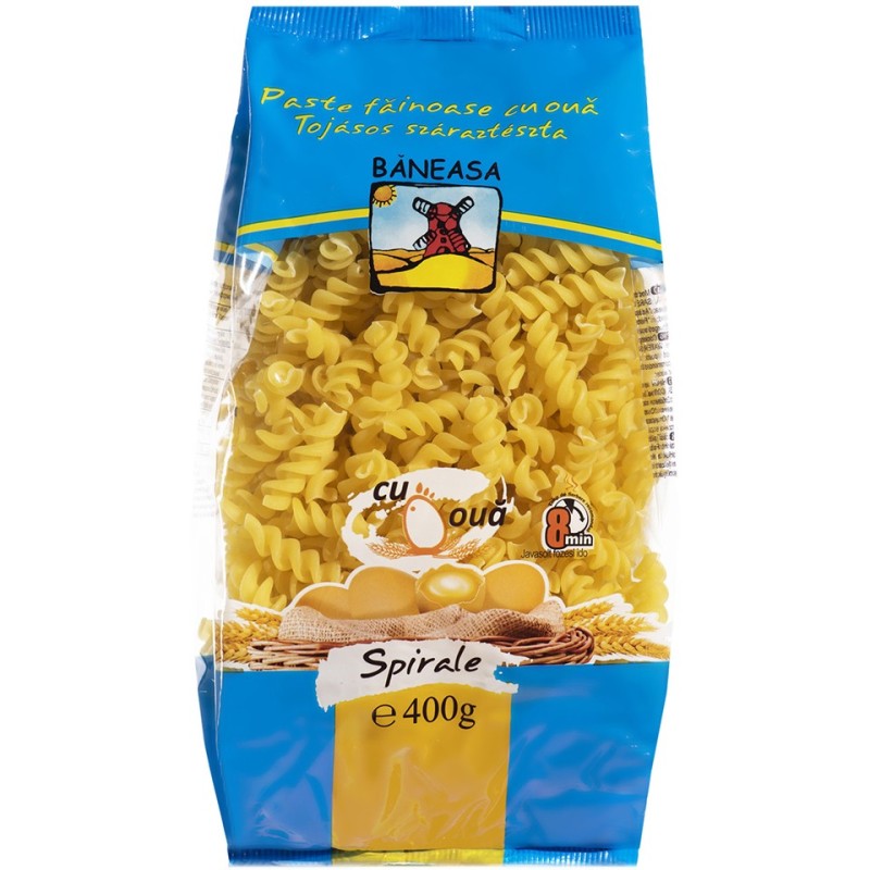 Paste Spirale cu Ou Baneasa, 400 g