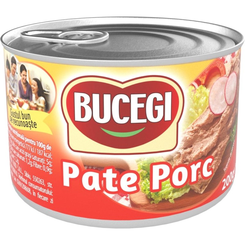 Pate de Porc Bucegi, 200 g